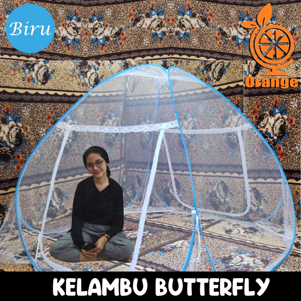 Kelambu Tidur 1.8Mx2M Tirai Lipat / Kelambu Anti Nyamuk