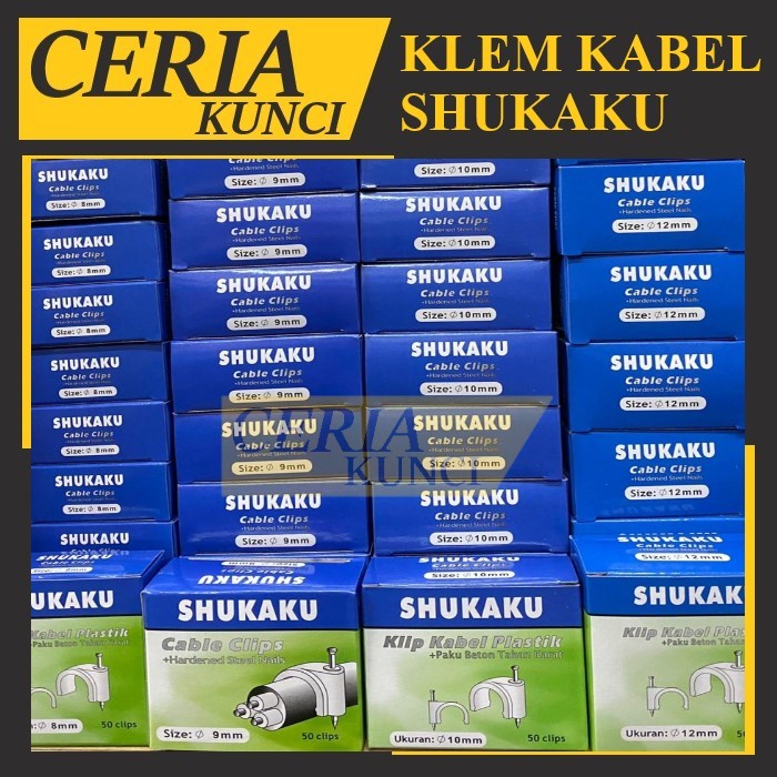 Klem Kabel Beton Shukaku Tembok / Kayu