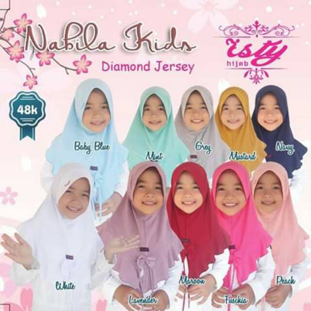 Jilbab Anak Nabilla Kids by Isty Hijab