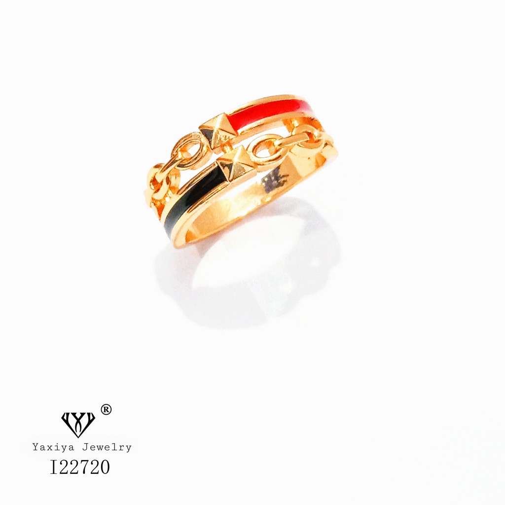 

Cincin Cat Wanita Permata Perhiasan Lapis Emas 18K Yaxiya 353