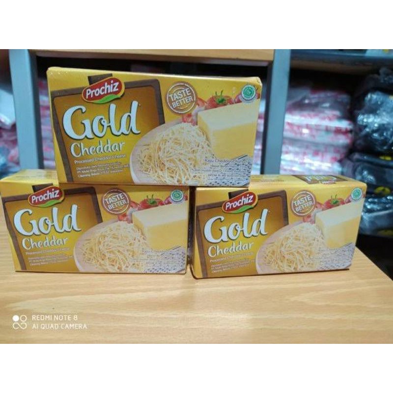 

Keju Prochiz Gold Cheddar 170 gr