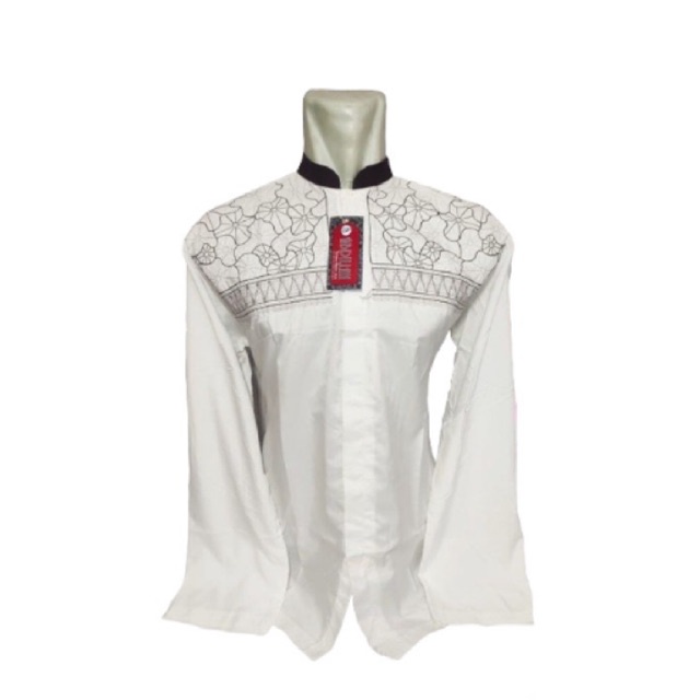 Baju Koko Pria / Koko Bordir / Koko putih