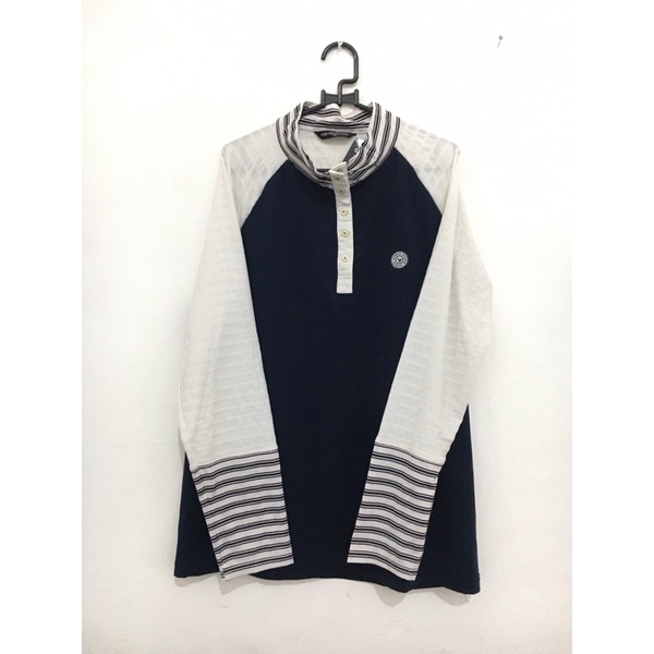 baju atasan putih - blouse lengan panjang