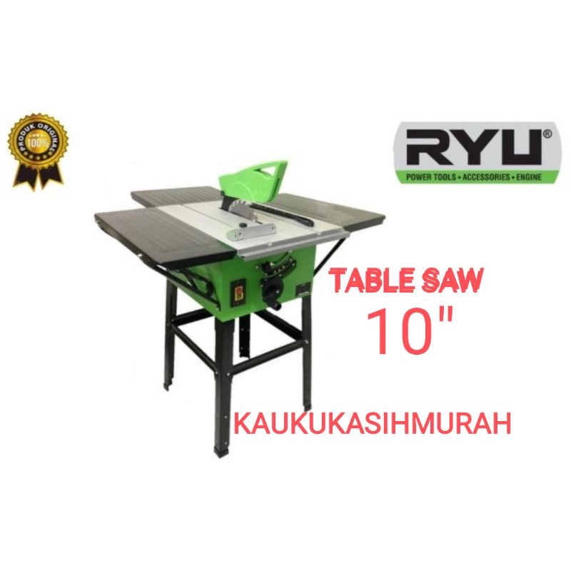 TABLE SAW RYU 10" /MESIN POTONG KAYU MEJA BY:RYU JAPAN TECHNOLOGY