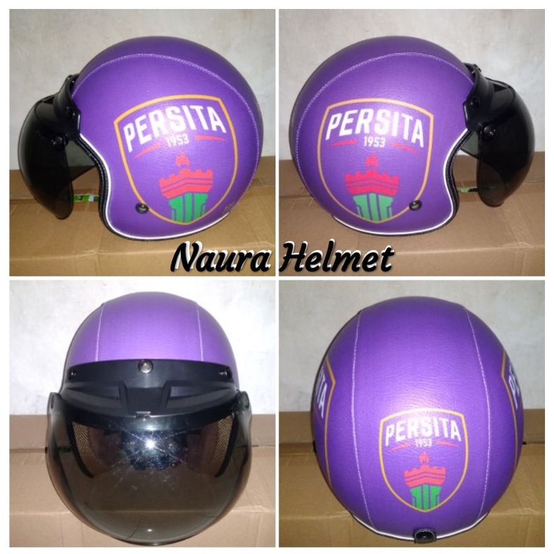 helm bogo retro dewasa motif persita