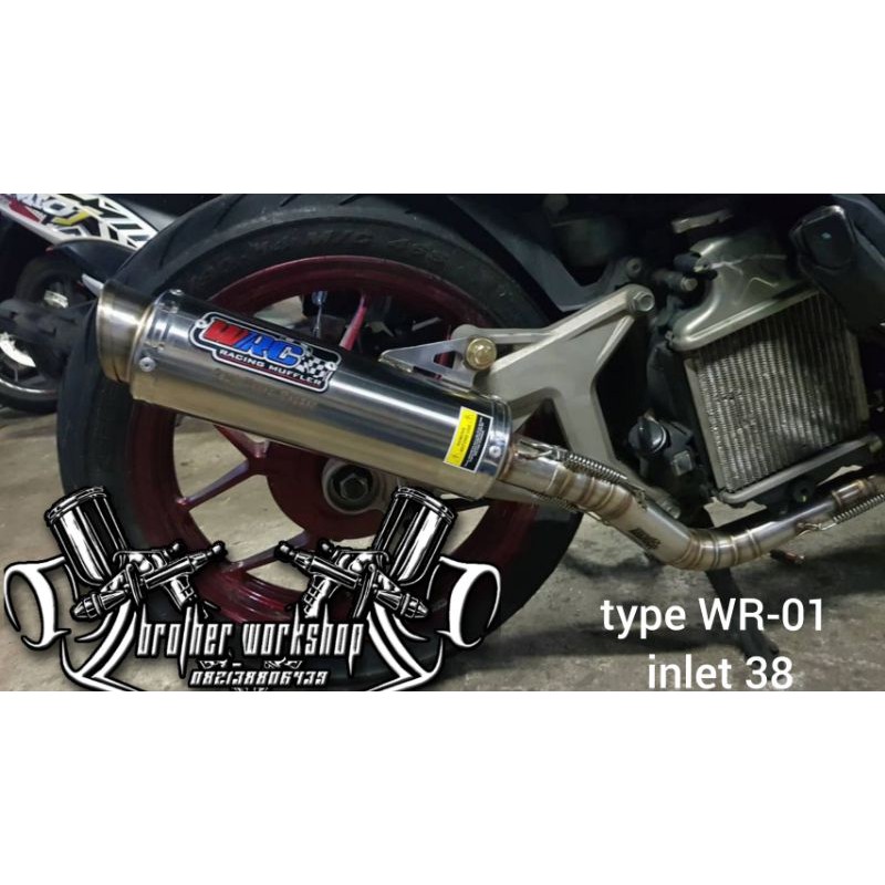 knalpot WRC type wr-01 Vario 125/150 Old&New inlet request
