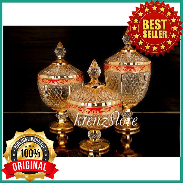 Vicenza Toples Kristal Kaca Olivia Golden VGCO456