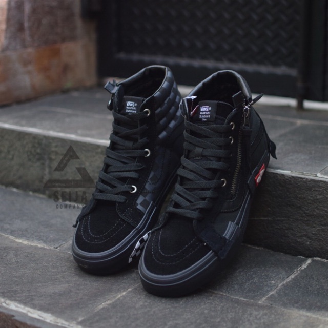 vans cut and paste black