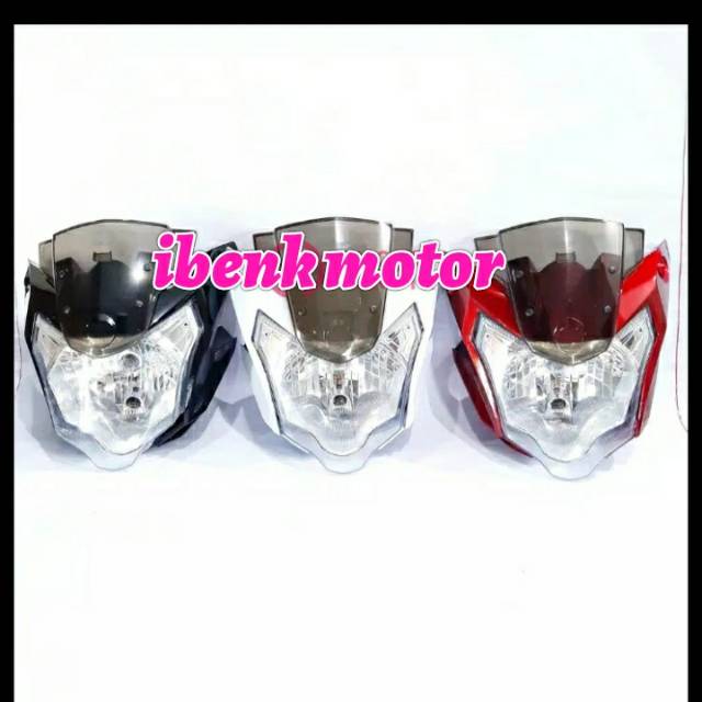 headlamp batok lampu komplit vixion new nva advance