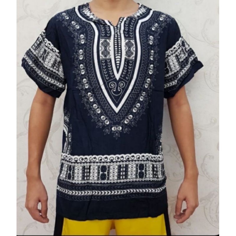 Atasan Etnik Unisex Baju Bali Motif Dashiki