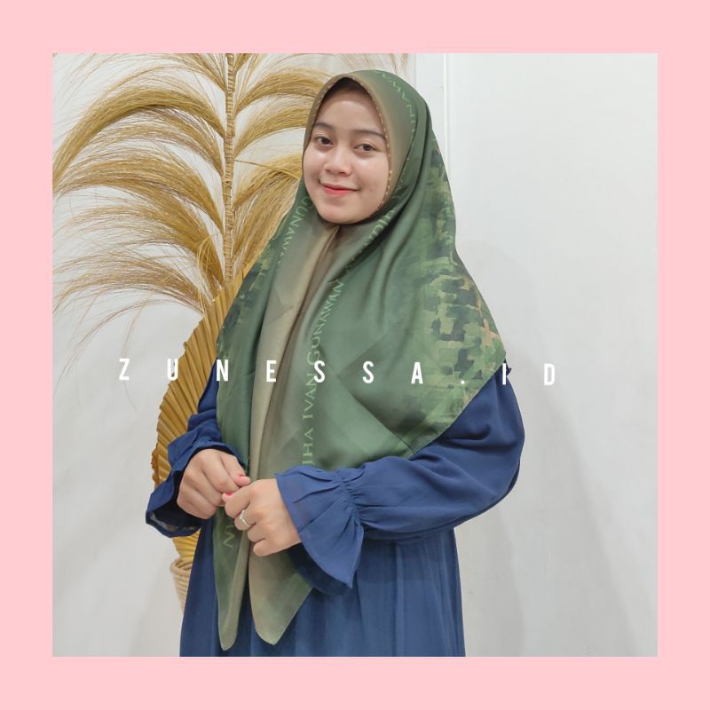 Mandjha Scarf Voal Terbaru by Ivan Gunawan MILAN GREEN