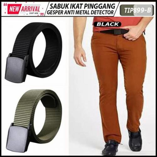 Sabuk Gesper Tali Ikat Pinggang Anti XRay Belt