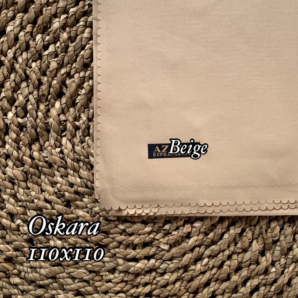 Jilbab Segi empat OSKARA by Azara part 2-BEIGE oskara