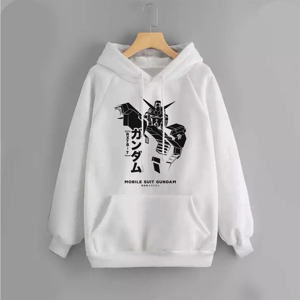 GUNDAM HOODIE PRIA - ATASAN HOODIE TEBAL PREMIUM