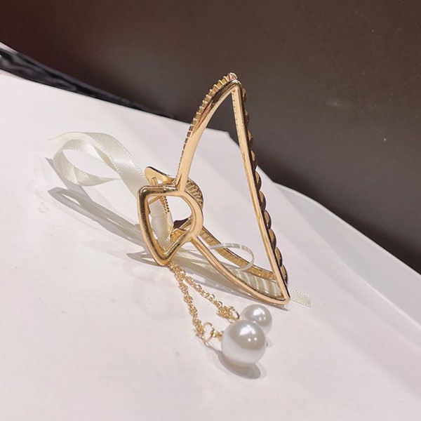 jepit rambut pita bowknot pearl tassel hair clip jje068(2E3)