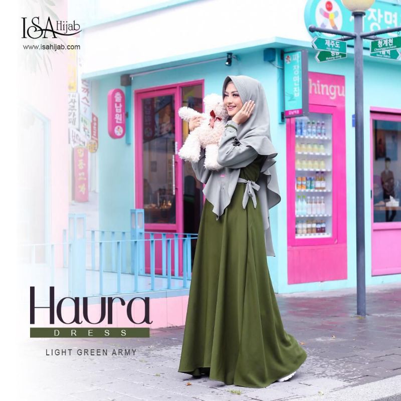 Gamis Branded Haura Isa Hijab