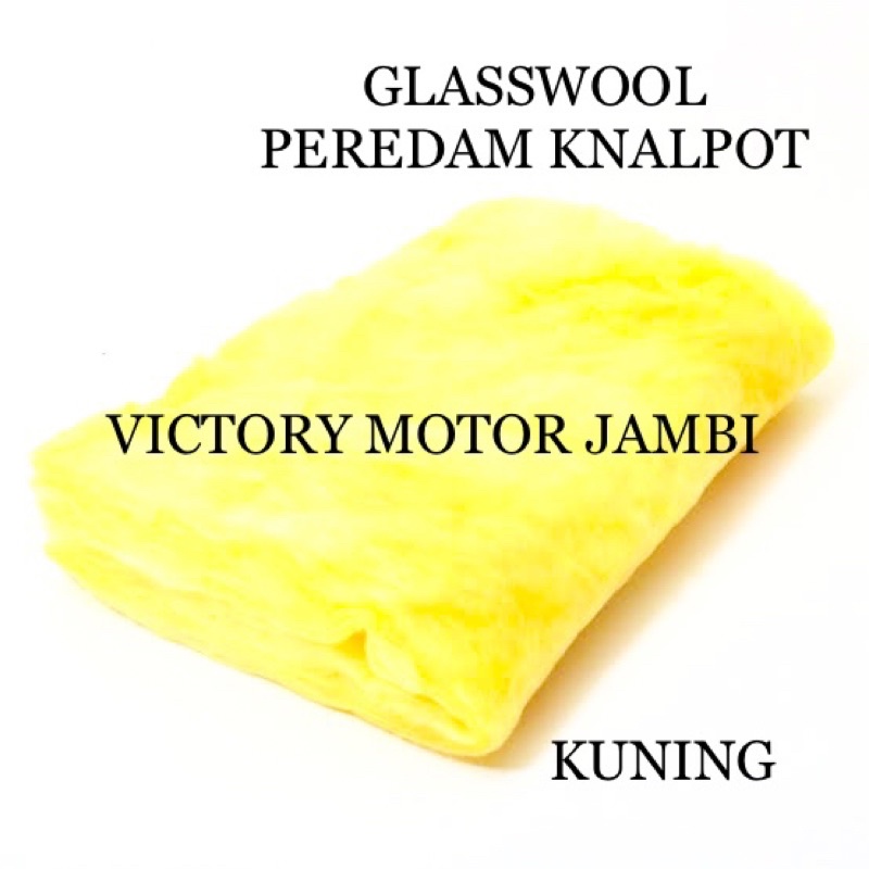 PEREDAM KNALPOT GLASSWOOL KUNING