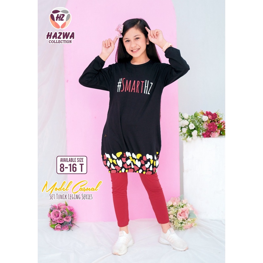 Setelan Anak Perempuan Set Leging Casual dari Hazwa collection mamafaby