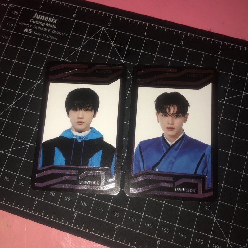 pc photocard uc jisung uc taeyong jewel universe nct