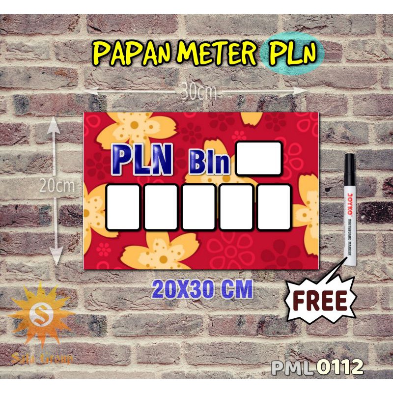 

Safa Papan Meter Listrik PLN PAM motif Unik - Floral 12