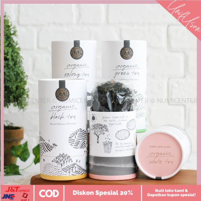 

⭐COD⭐ Organic Black Tea Twisted Loose Leaf Teh Hitam Organik EAST JAVA CO