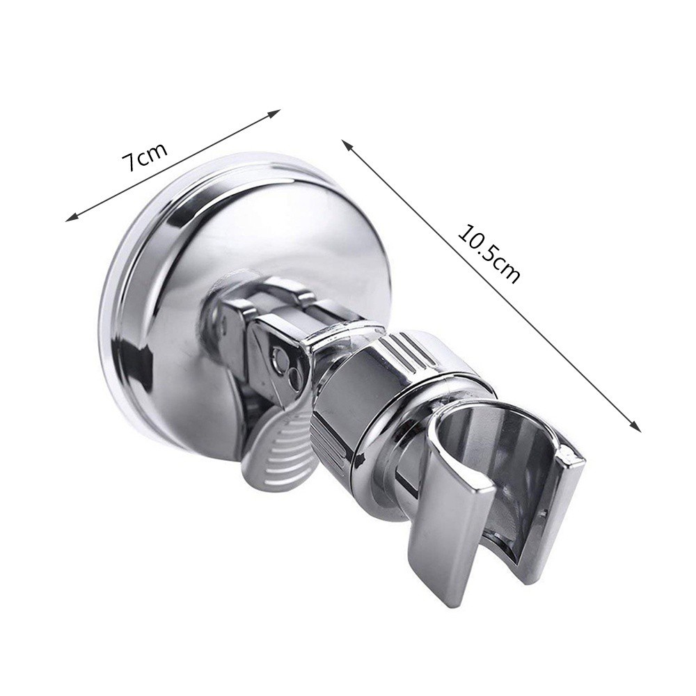 Holder Kepala Shower Adjustable Bahan Abs Dengan Suction Cup Untuk Kamar Mandi