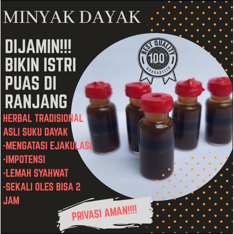 OBAT KUAT OLES HERBAL PRIA DEWASA MINYAK DAYAK