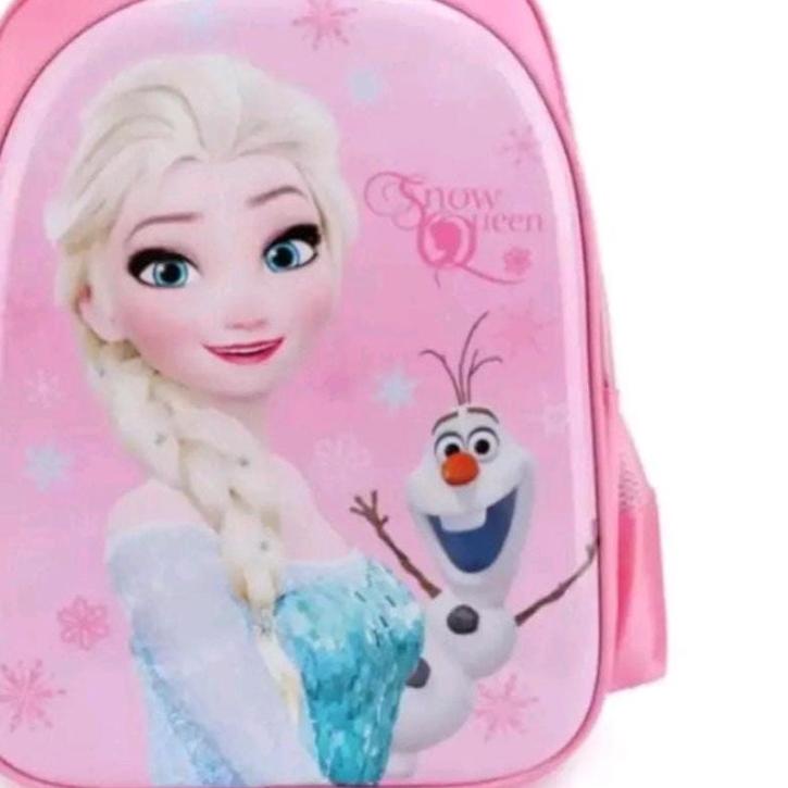 Tas Anak Perempuan Karakter FROZEN ELSA DISNEY PREMIUM 2022 NEW Tas Anak Perempuan Sekolah SD TK PAU