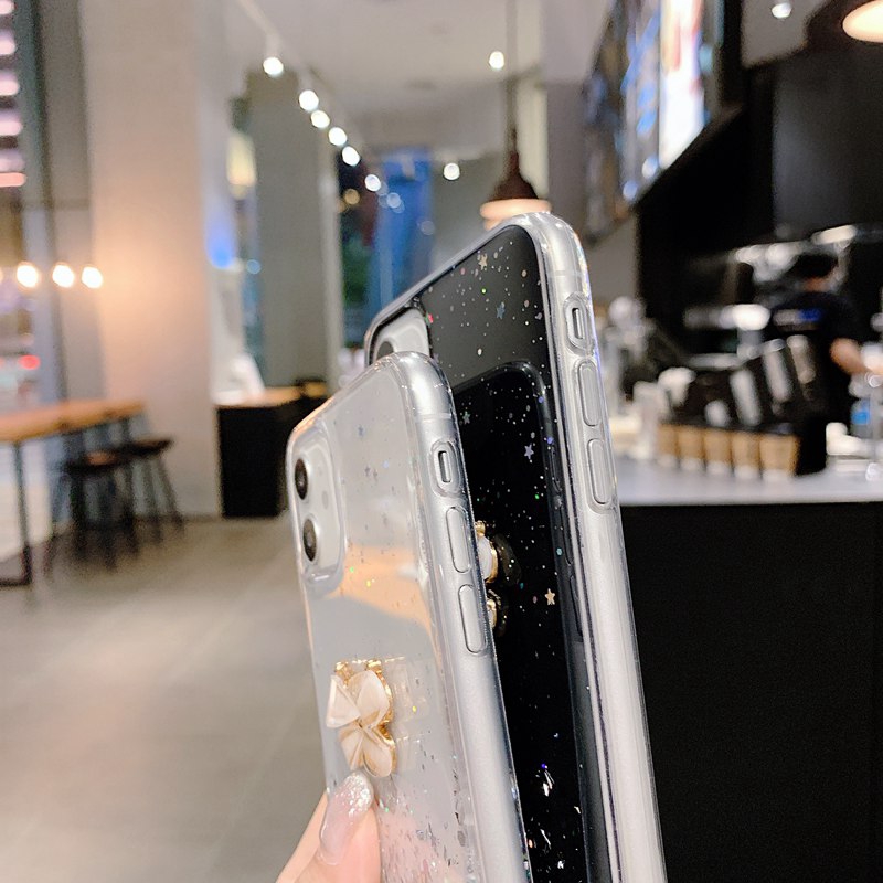 Glitter Casing Butterfly Soft Case VIVO S1 Pro V7 Plus Y71 Y19 V11 Pro Y93 Y91C Y91 Y95 Y50 Y30 Starry Sky