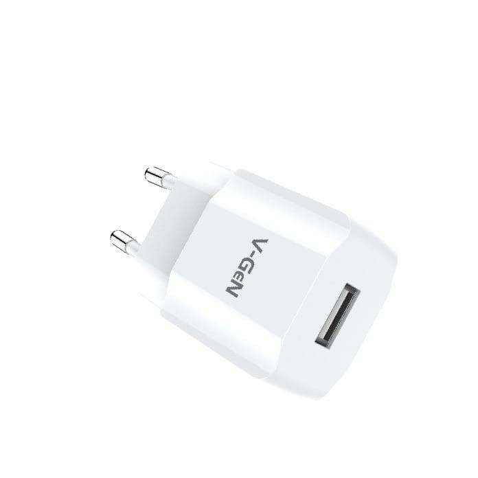 VTC1-07 VTC1-15 Adapter Charger V-Gen 1 Port USB 5V 1.2A Include Kabel USB Micro V8 Travel Charger