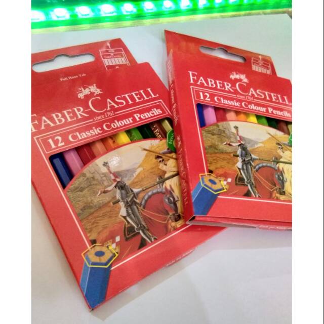

Pensil warna 12 pendek Faber Castell Classic colours