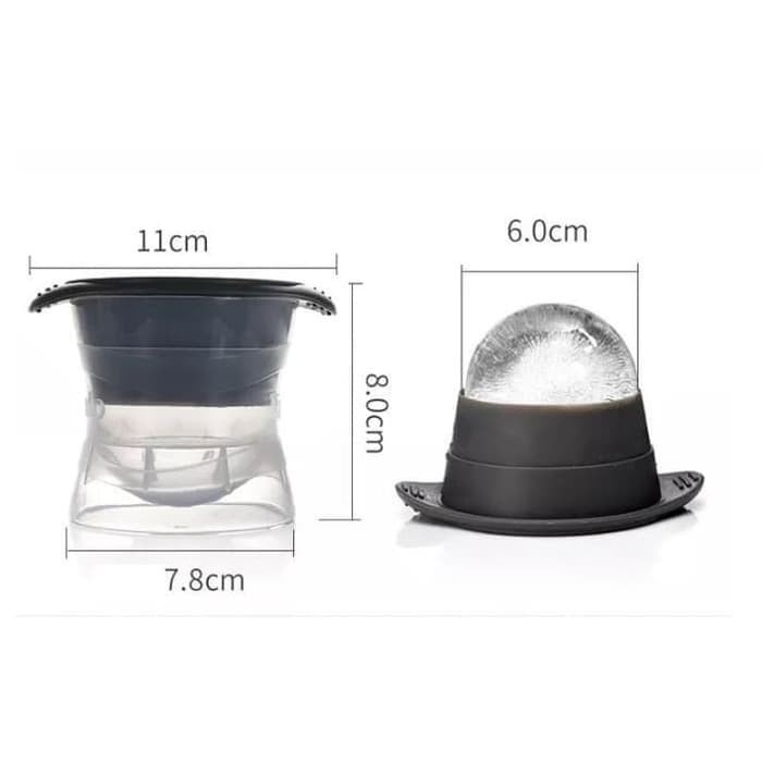 BAROKAH GAMIS GENUINE CETAKAN ES BATU BULAT 6CM ICE CUBE MAKER CETAKAN SERBAGUNA