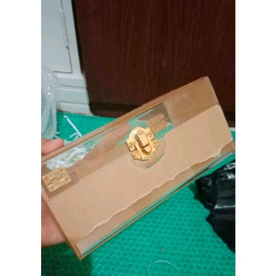 kotak akrilik mahar uang tempat souvernir dowry box acrylic