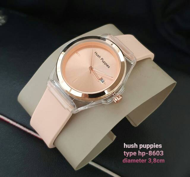 Jam tangan wanita Hush Puppies rubber tanggal aktif