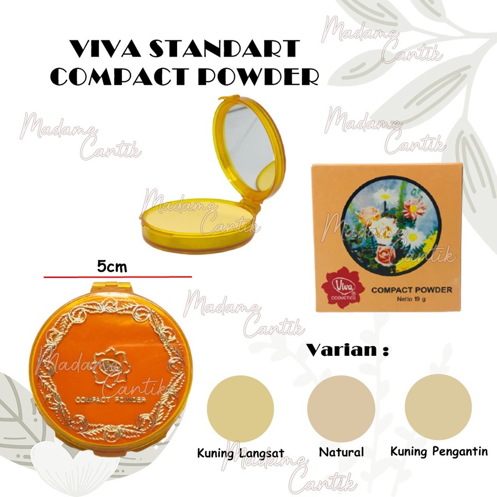 ✿ MADAME ✿ VIVA STANDART COMPACT POWDER ORIGINAL