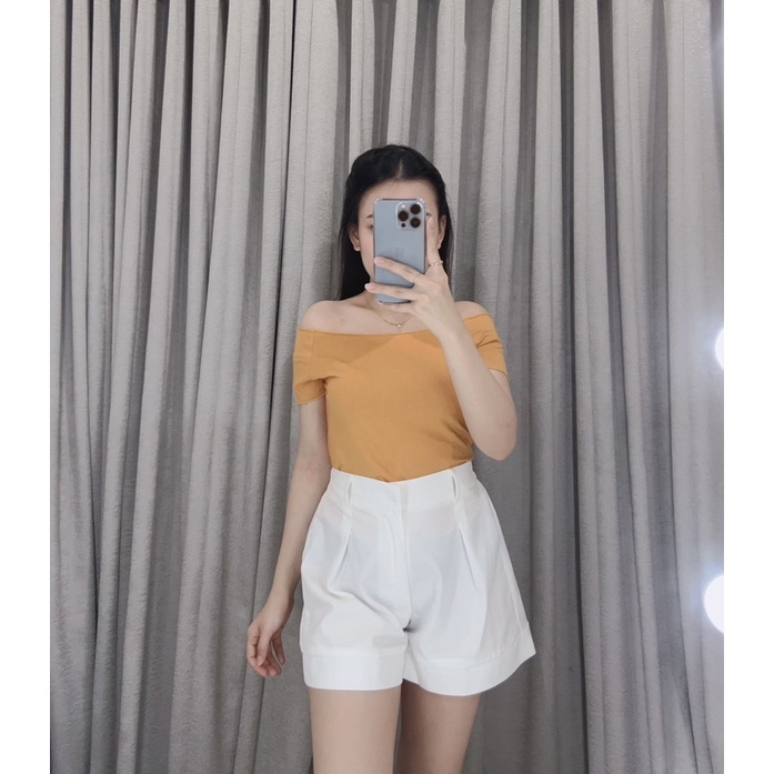 Sabrina crop top basic spdx 020 | Atasan sabrina | sabrina crop top