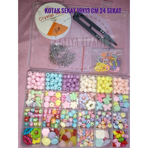 kotak meronce , mainan edukasi anak perempuan /kotak sekat