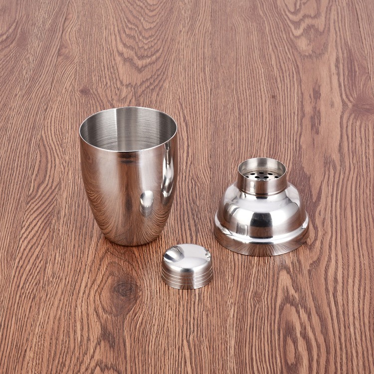 BISA COD Cocktail Shaker Bartender Boston Style Stainless Steel SHAOYE