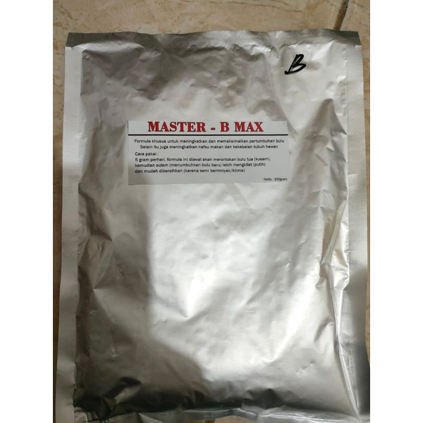 MASTER B MAX OBAT PENUMBUH DAN PELEBAT BULU KAMBING SAPI KONTES BERKUALITAS