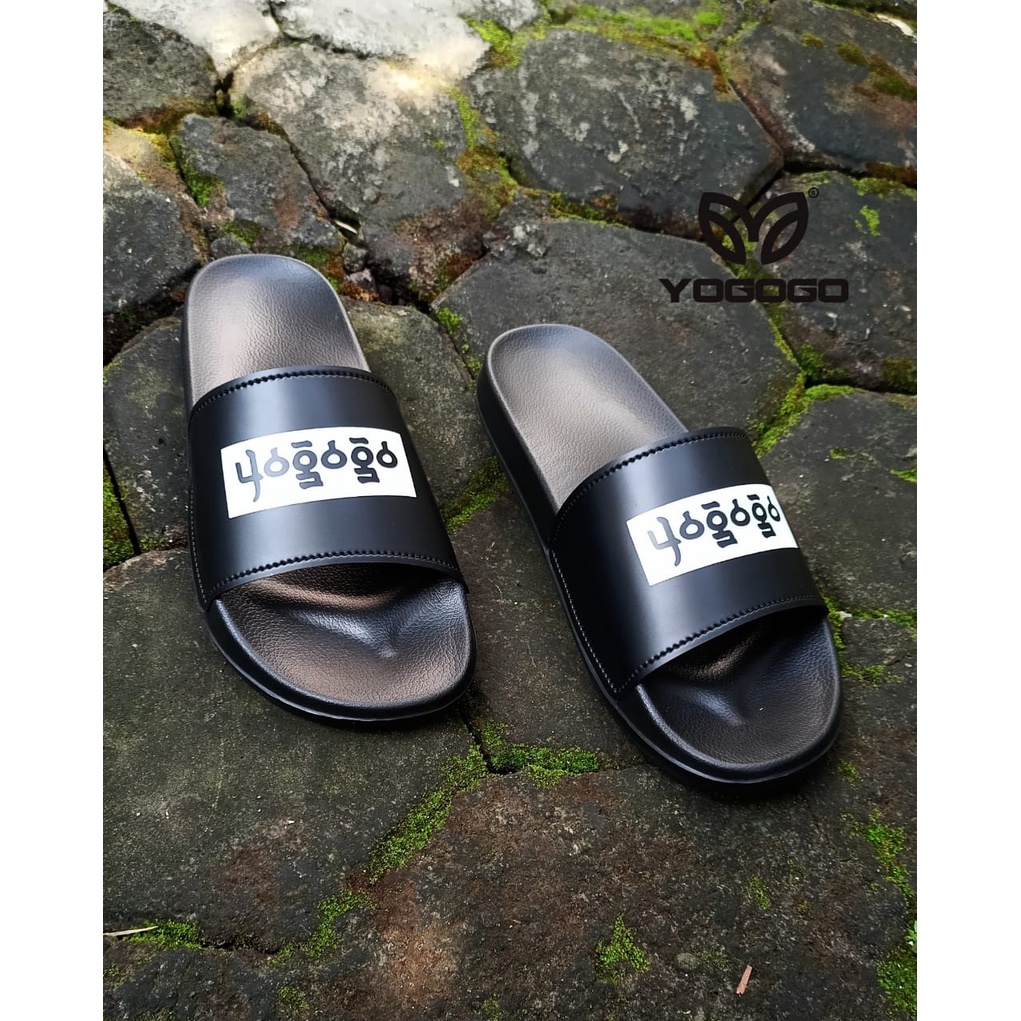 Sandal Slide/Sendal Slop Yogogo Hypebeast dan Yogogo korea style