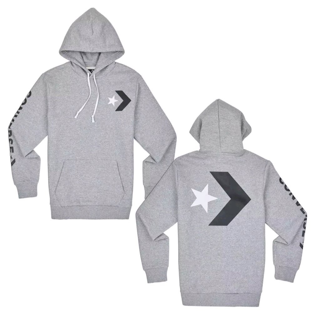 grey graphic hoodie