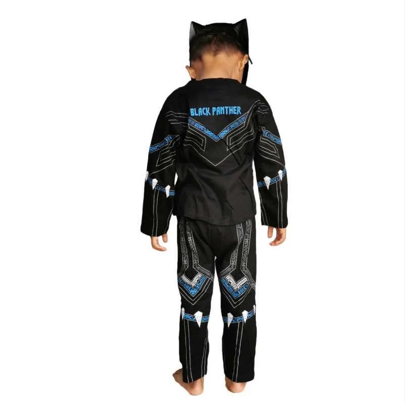 KOSTUM BAJU ANAK LAKI LAKI BLACK PANTHER WAKANDA / baju anak black panther