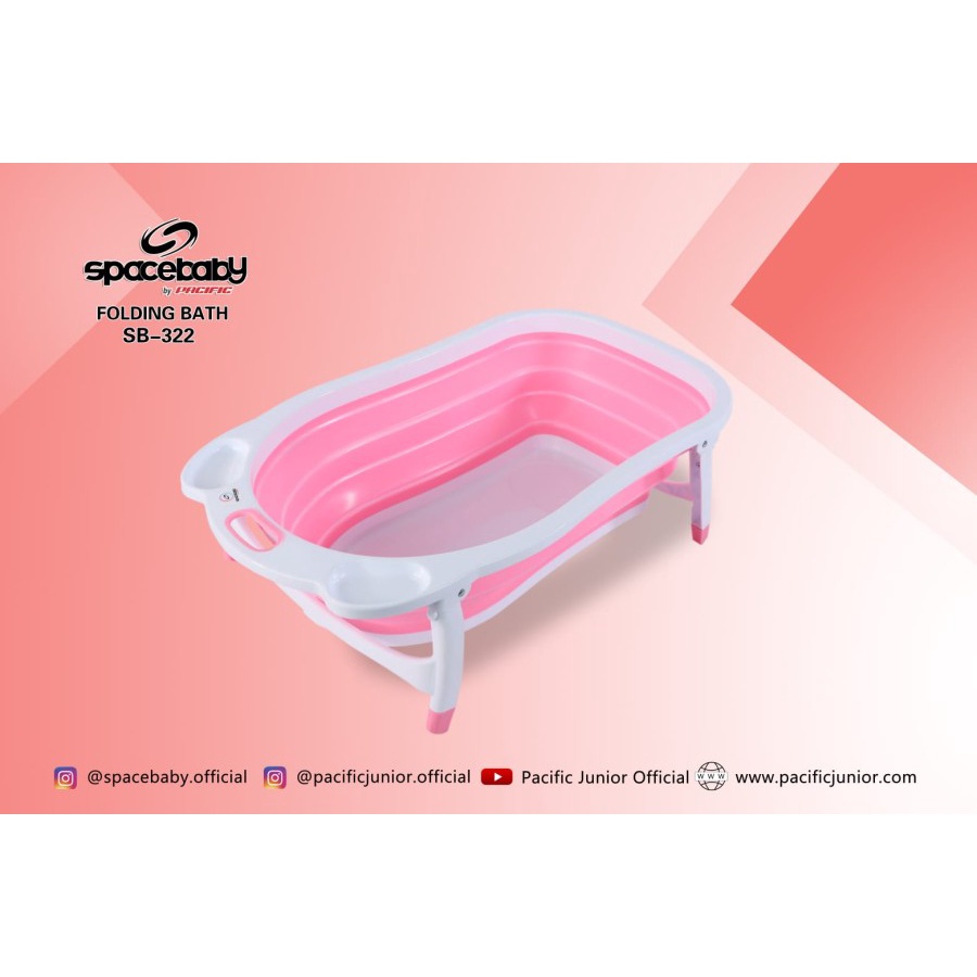 Baby Bather Space Baby SB 115 SB 322 Tempat Mandi Anak Bayi Folding Baby Bath Bak Mandi Lipat Anak Bayi Spacebaby SB115 SB322