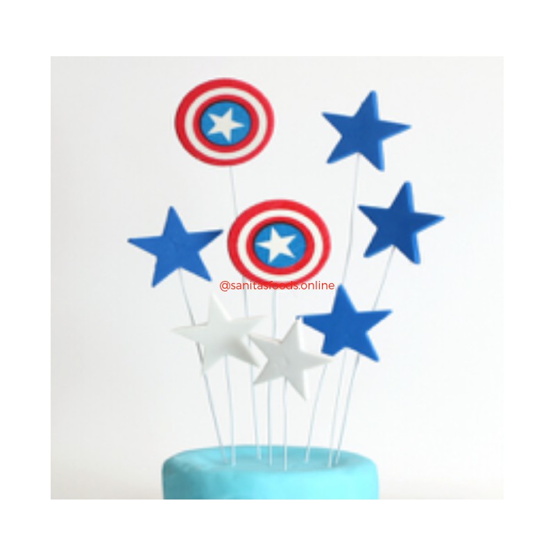 Captain America Cake Topper 177043
