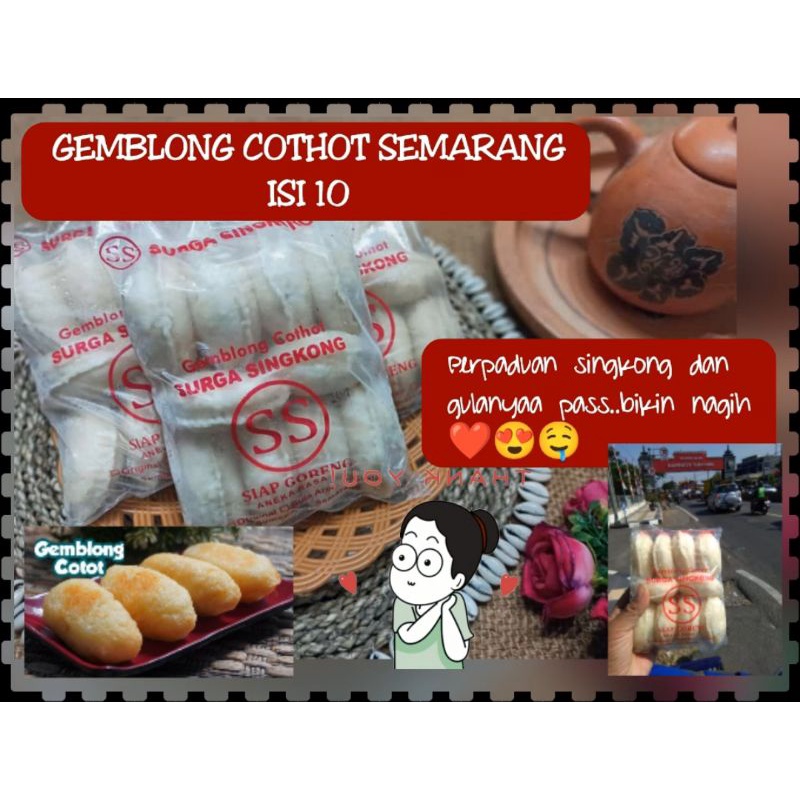 

Enakk!! Gemblong Cotot isi 10 (Frozen)