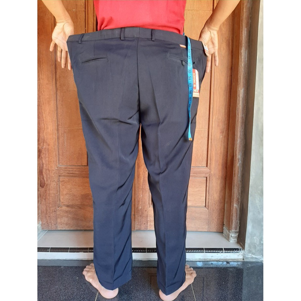 CELANA KANTOR BAHAN FORMAL SUPER JUMBO PRIA SIZE 39-50 | CELANA KERJA FORMAL BIG SIZE PRIA MURAH