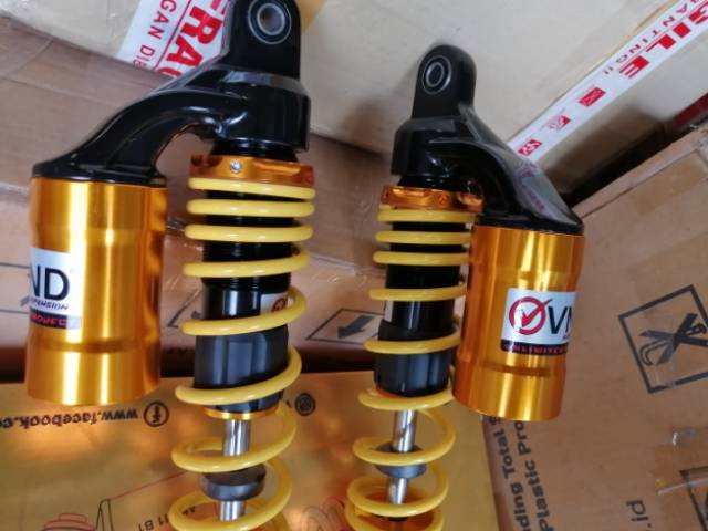 Shockbreaker pcx xmax 348mm vnd racing ak333 / shock belakang pcx xmax / shock breaker pcx xmax