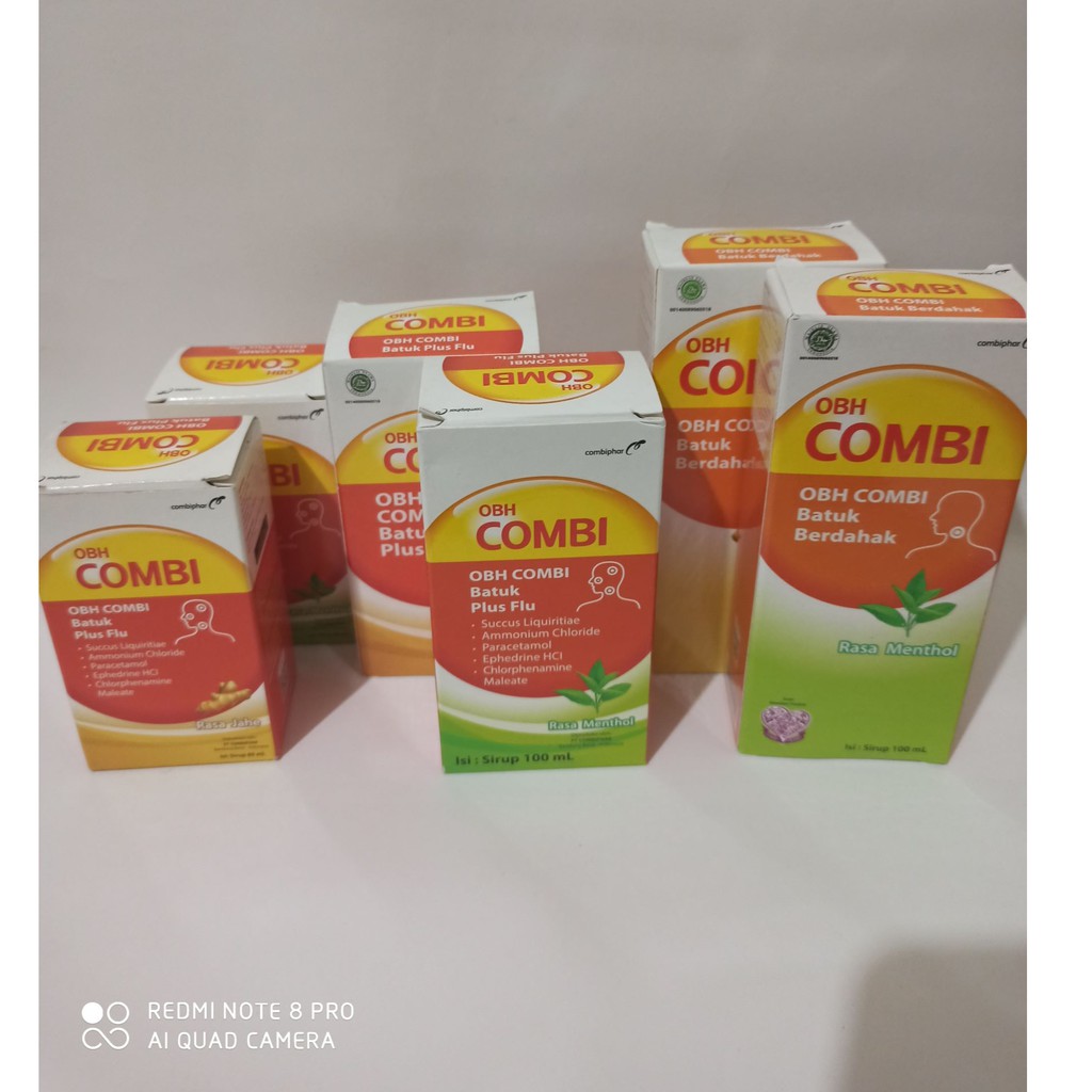 OBH COMBI / OBAT BATUK HITAM / OBAT BATUK BERDAHAK / OBAT BATUK PILEK