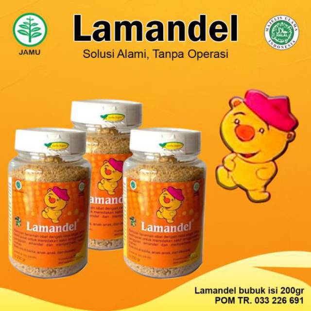 Lamandel 200gr Kemasan Botol - Obat Amandel