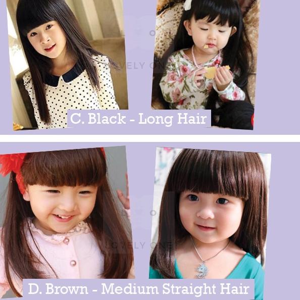 Dijamin Miring harga.. Wig Rambut Palsu Bayi usia 6 Bulan-5 Tahun & Wig Anak Cewek usia 5 Tahun-10 T